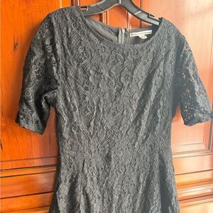 Black Lace Dress - Brooklyn Industries - Size Medium